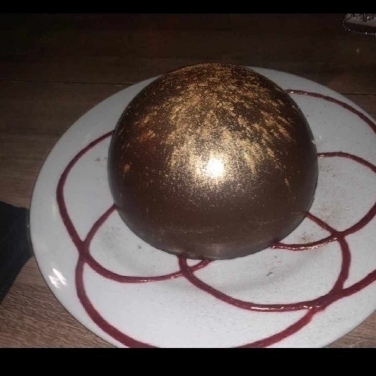 Bola de chocolate