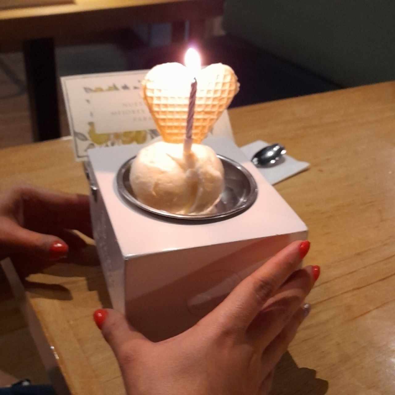 helado de cumpleaños