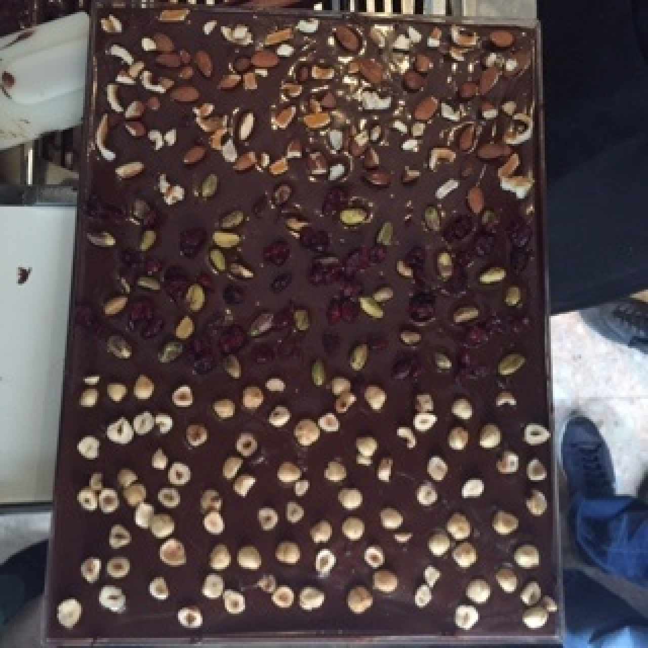 bark de chocolate semi amargo