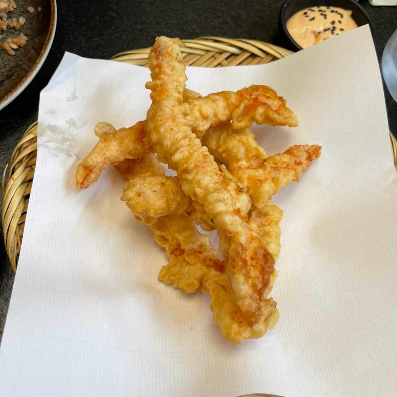 Langostino tempura 