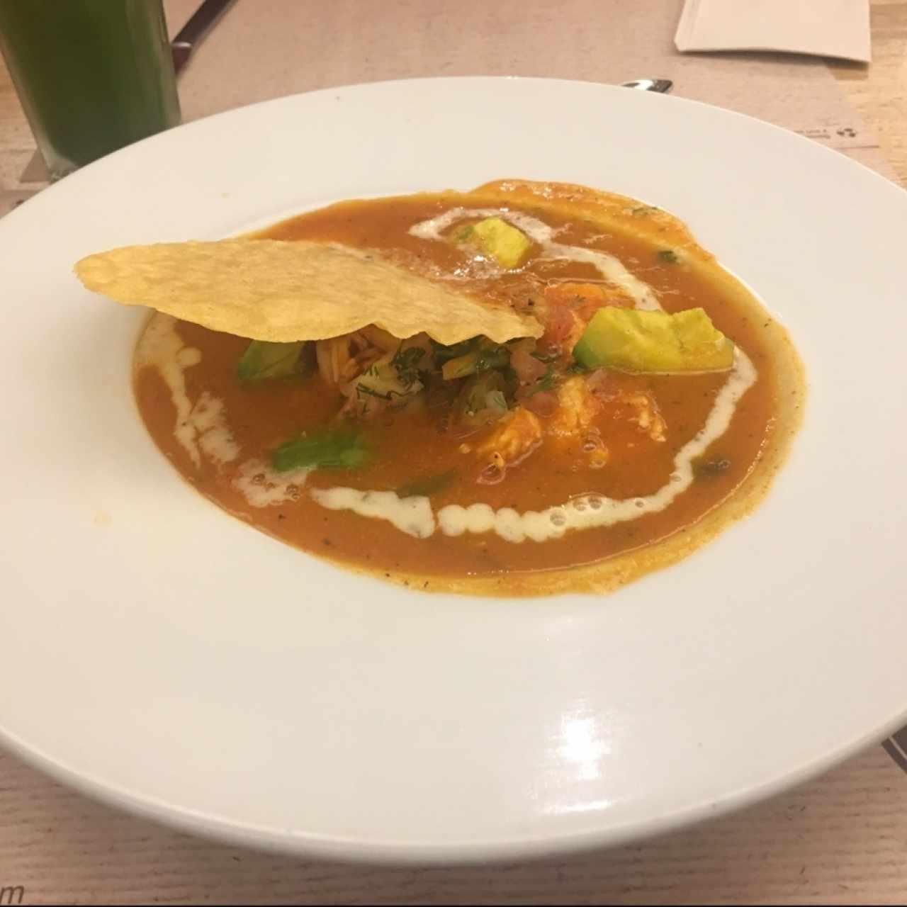 sopa mexicana muy buena!