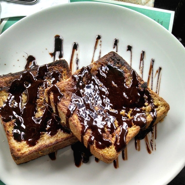 French toast con Nutella