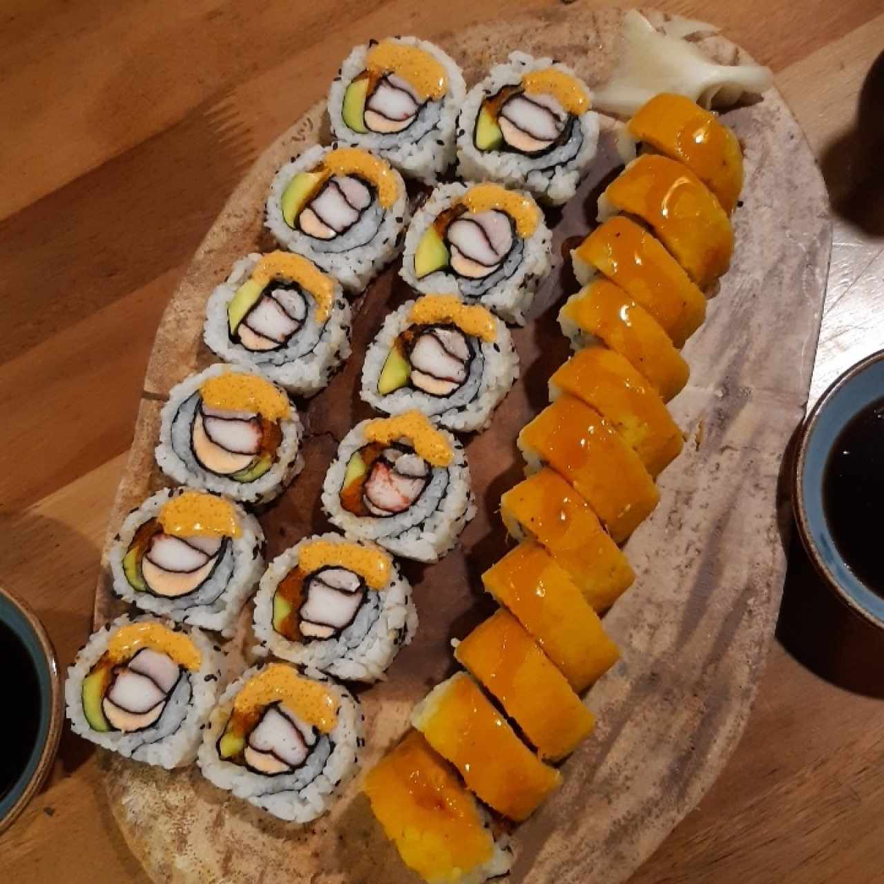 sushii ojo de tigre y chontaduro especial