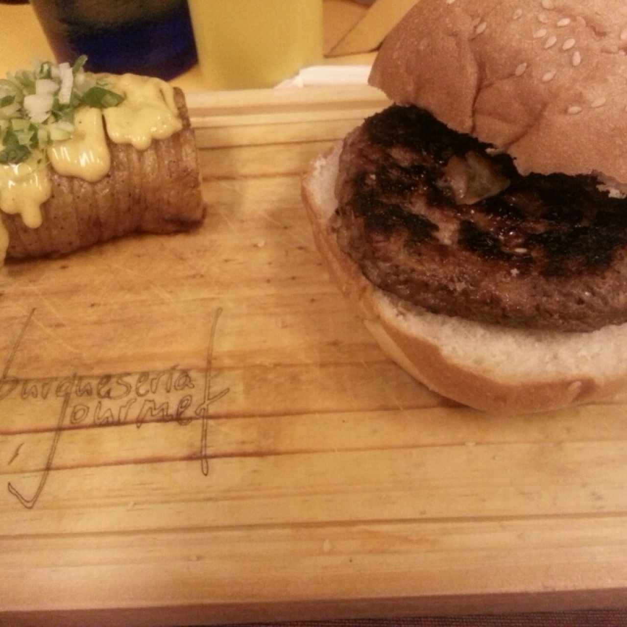 hamburguesa cabrito