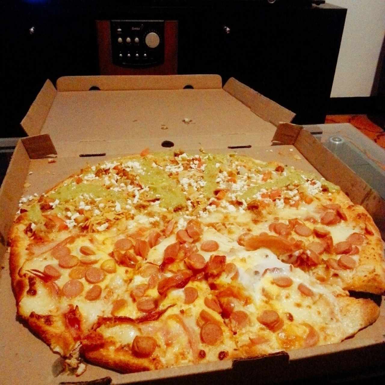 pizza taco y americana