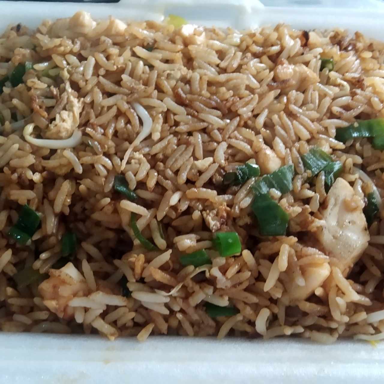 arroz y frito con pollo (delivery)