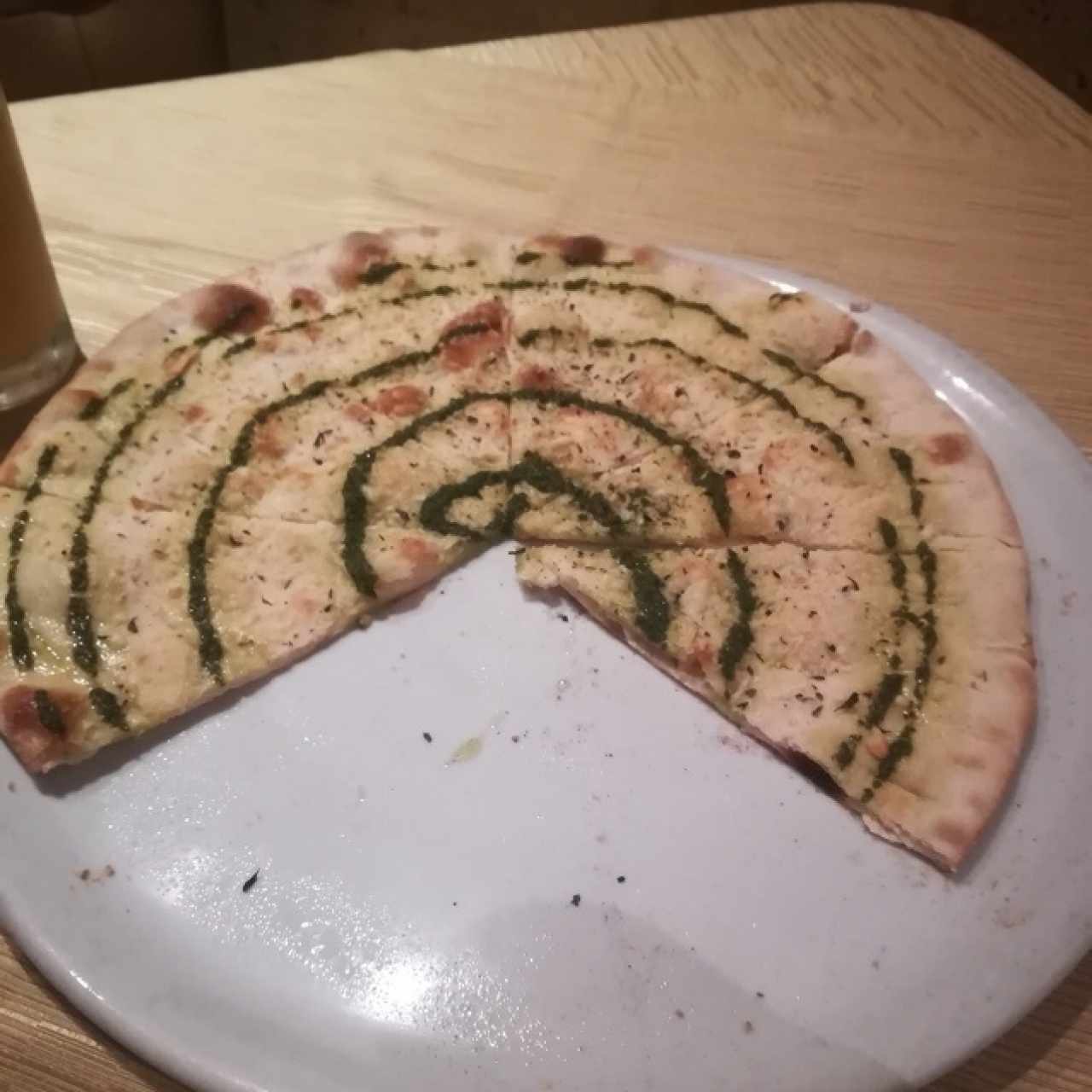 pizza focaccia muy buena!