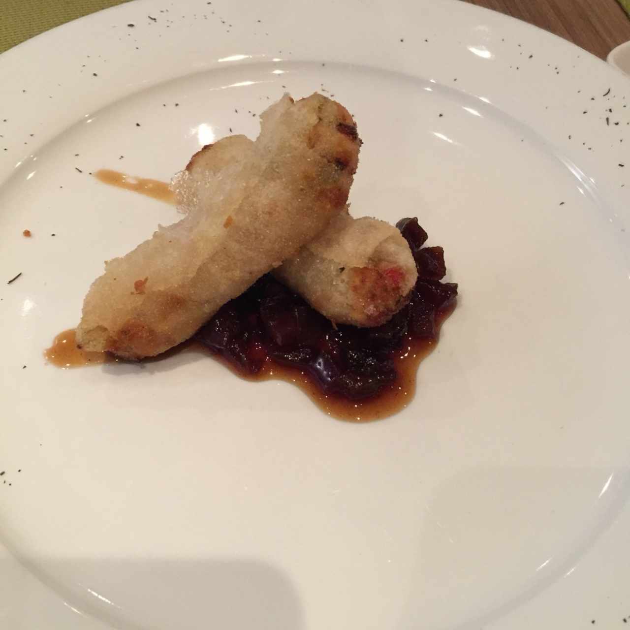 Entrada rollo de arroz