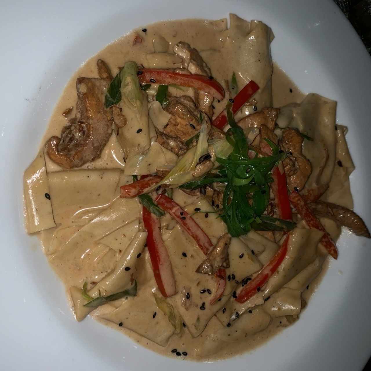 Papardelle a la pimienta, buenisimo!!