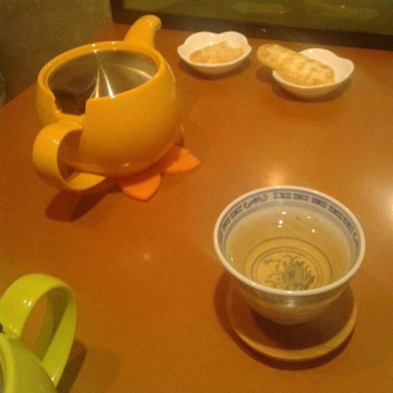 servicio perfecto de té chino con 3 reinfusiones