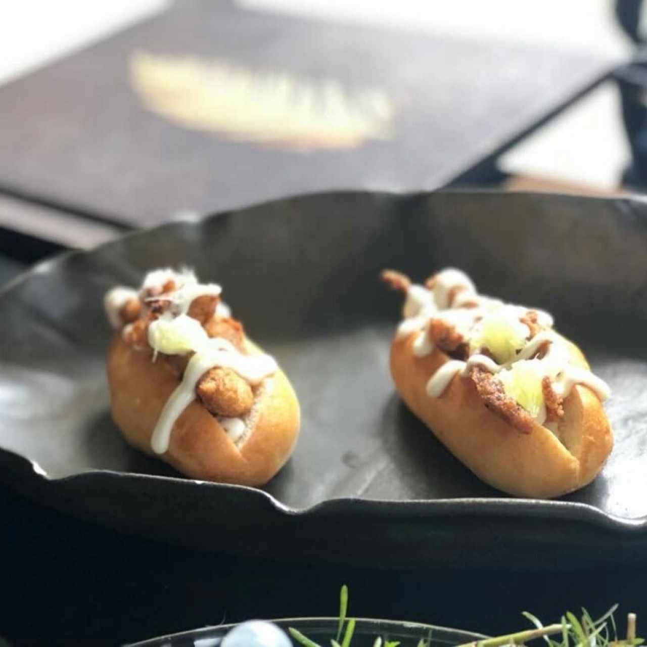 Hotdog de calamares