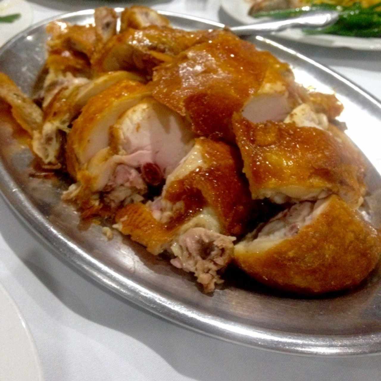 Pollo frito Cantonés