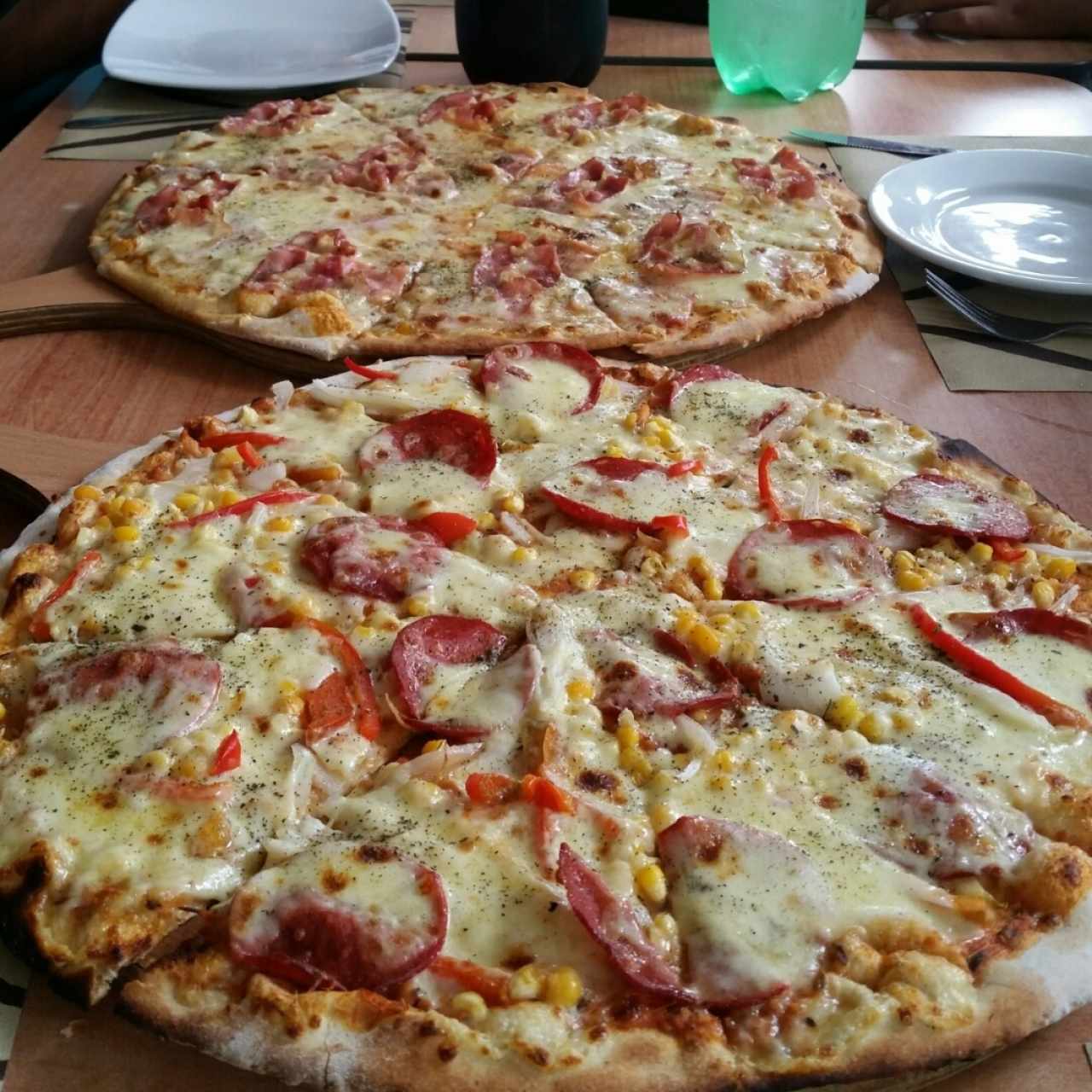 Pizza Calzone y Americana