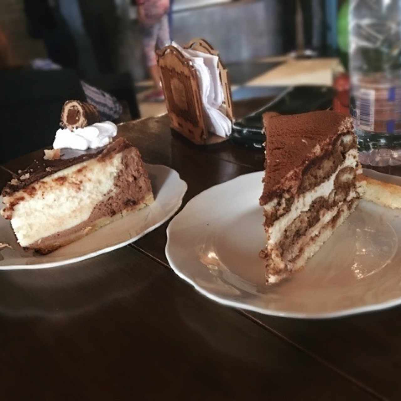 Cheesecake de pirulin y Tiramisu