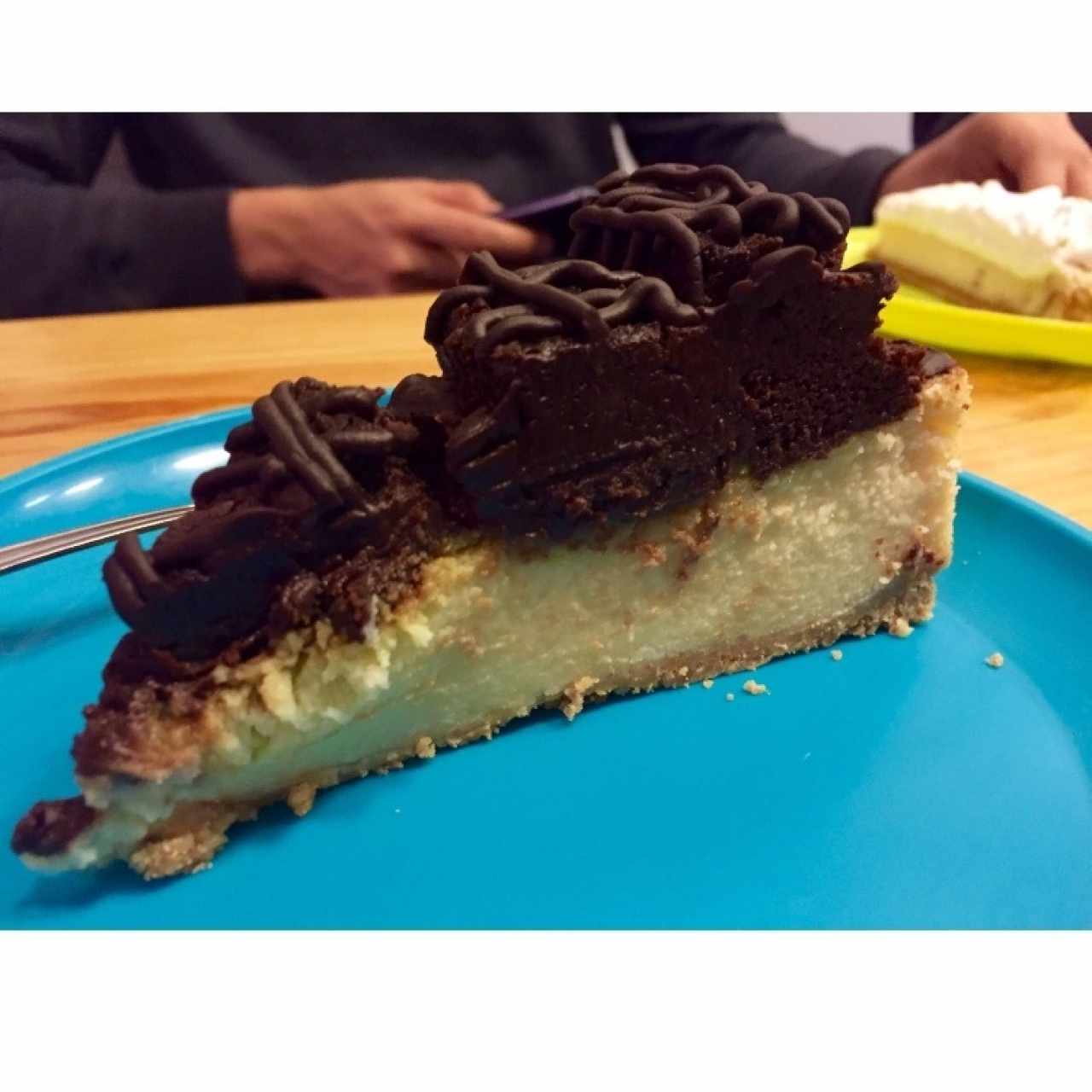 Cheesecake de Brownie. 