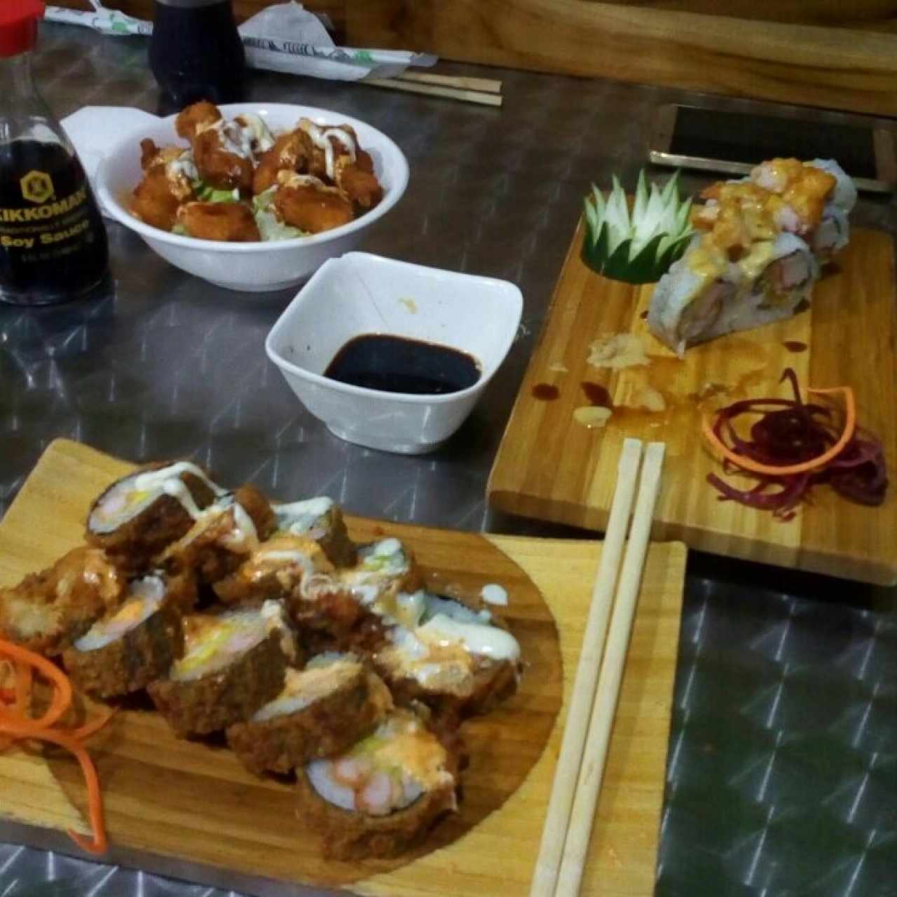 Chopz de pescado, Barrakuda sushi y Mikai