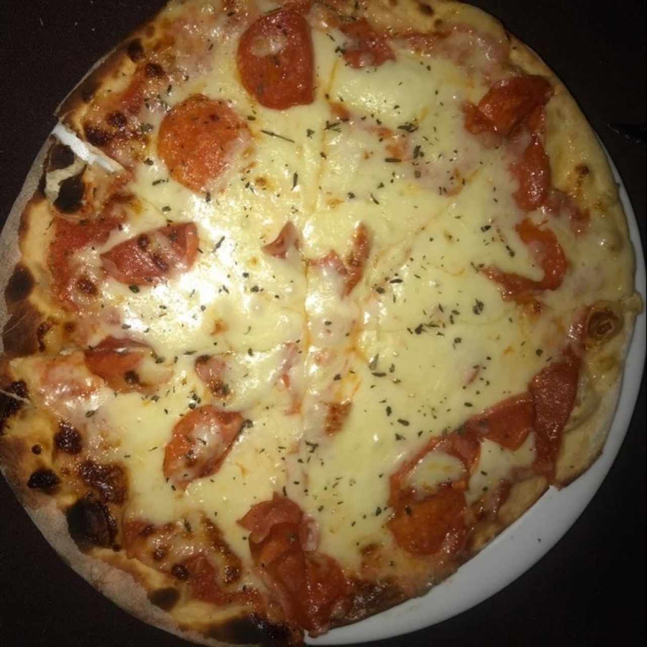 Pizza Margarita con Pepperoni
