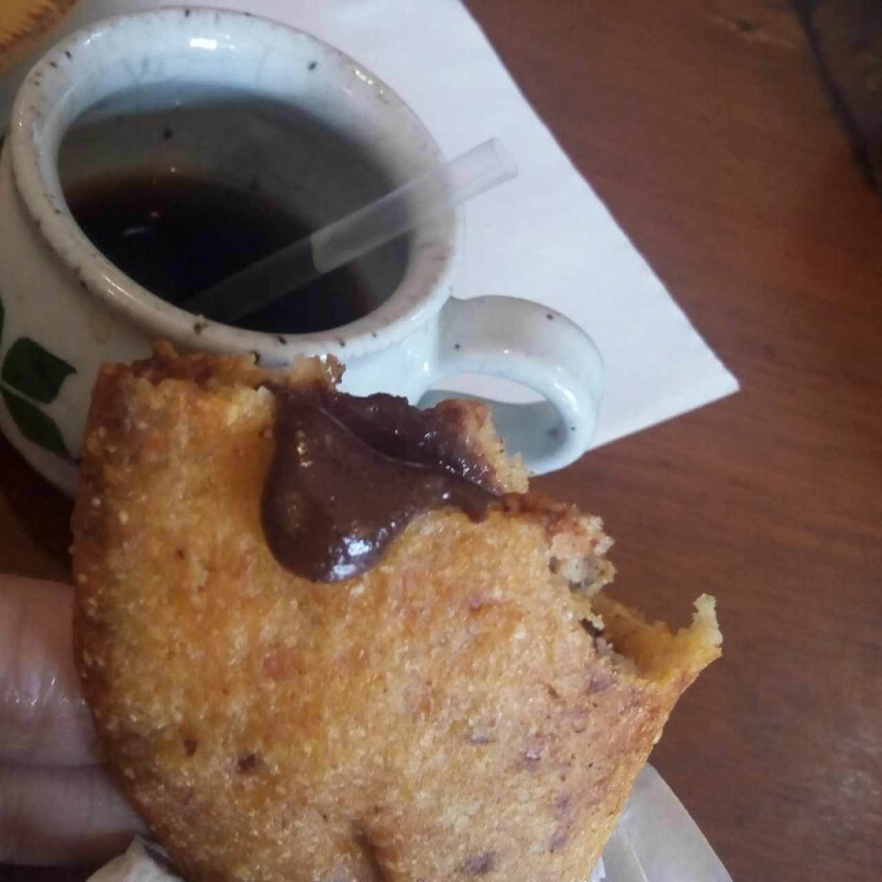 empanada dd Chocolate y café