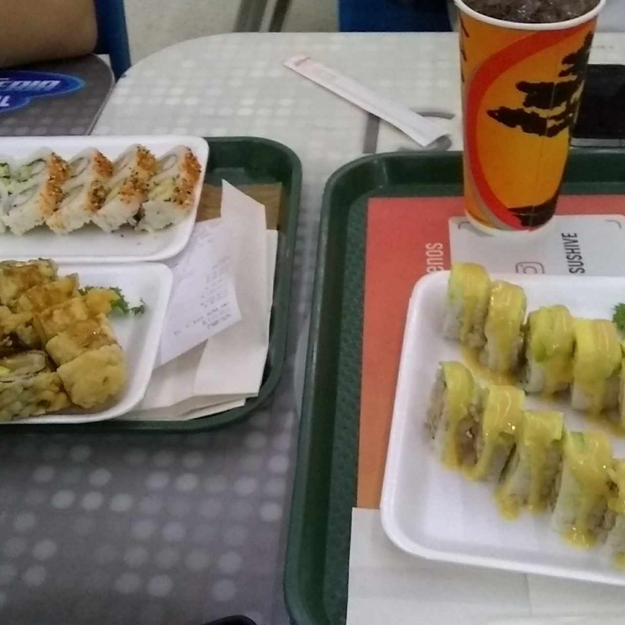 sushi fríos y tempurizados