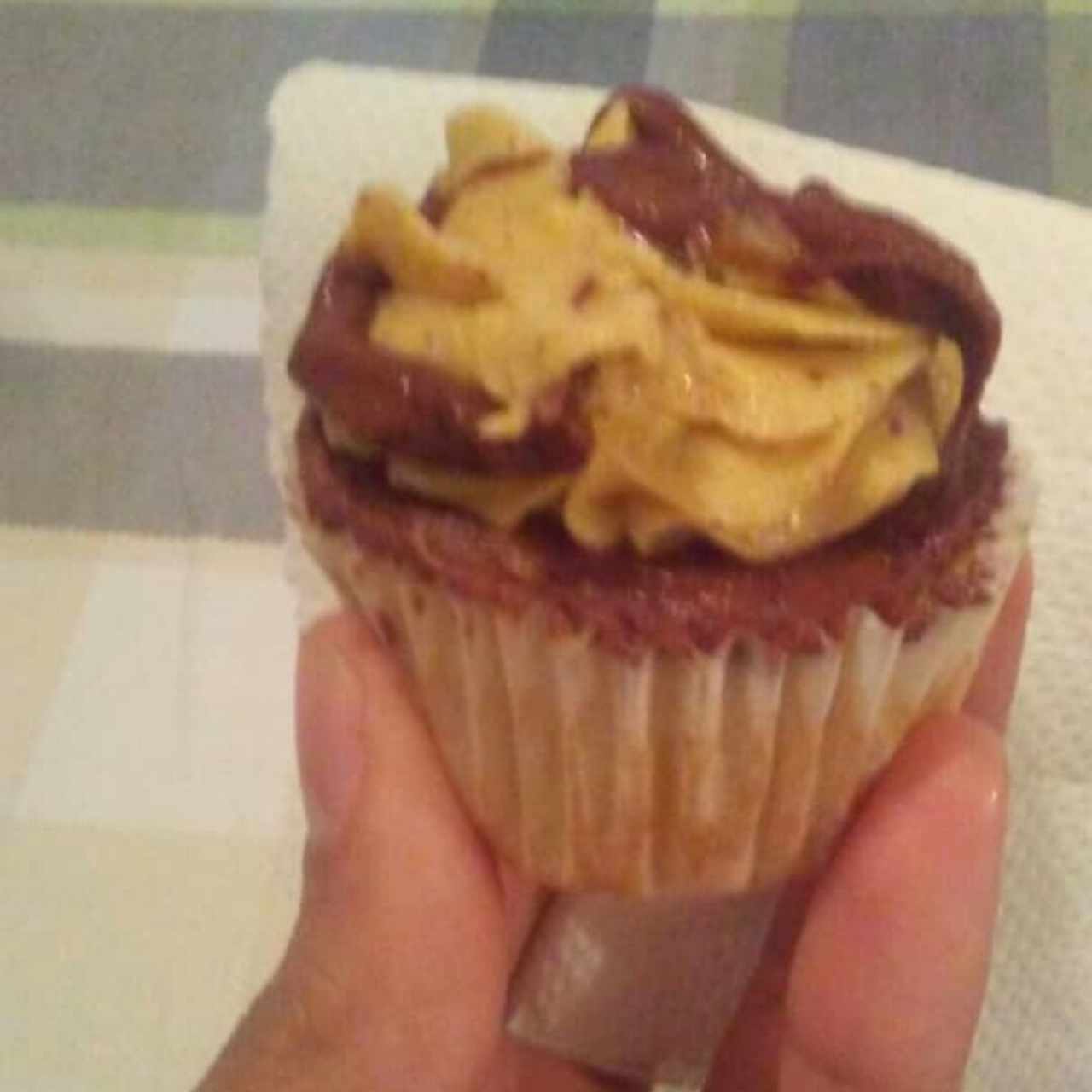 Cupcake de Cambur y Nutella