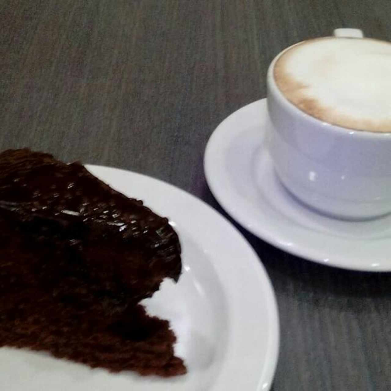 Torta de Chocolate y Cafe