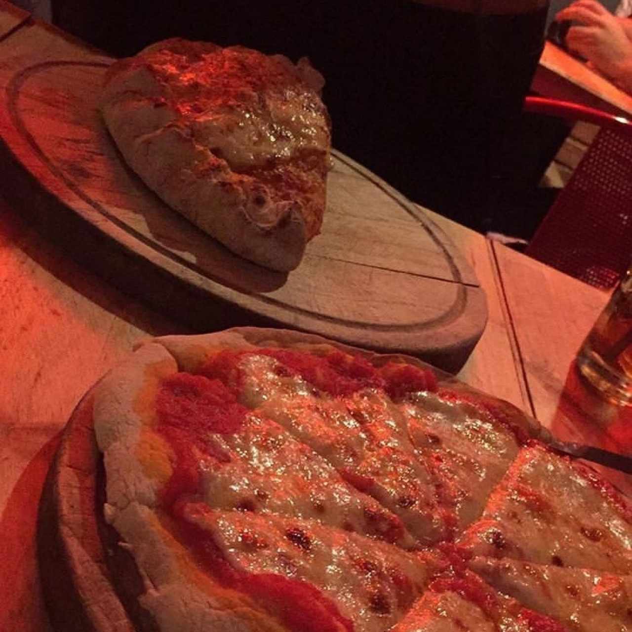 calzone sotano 7 y pizza margarita ✨