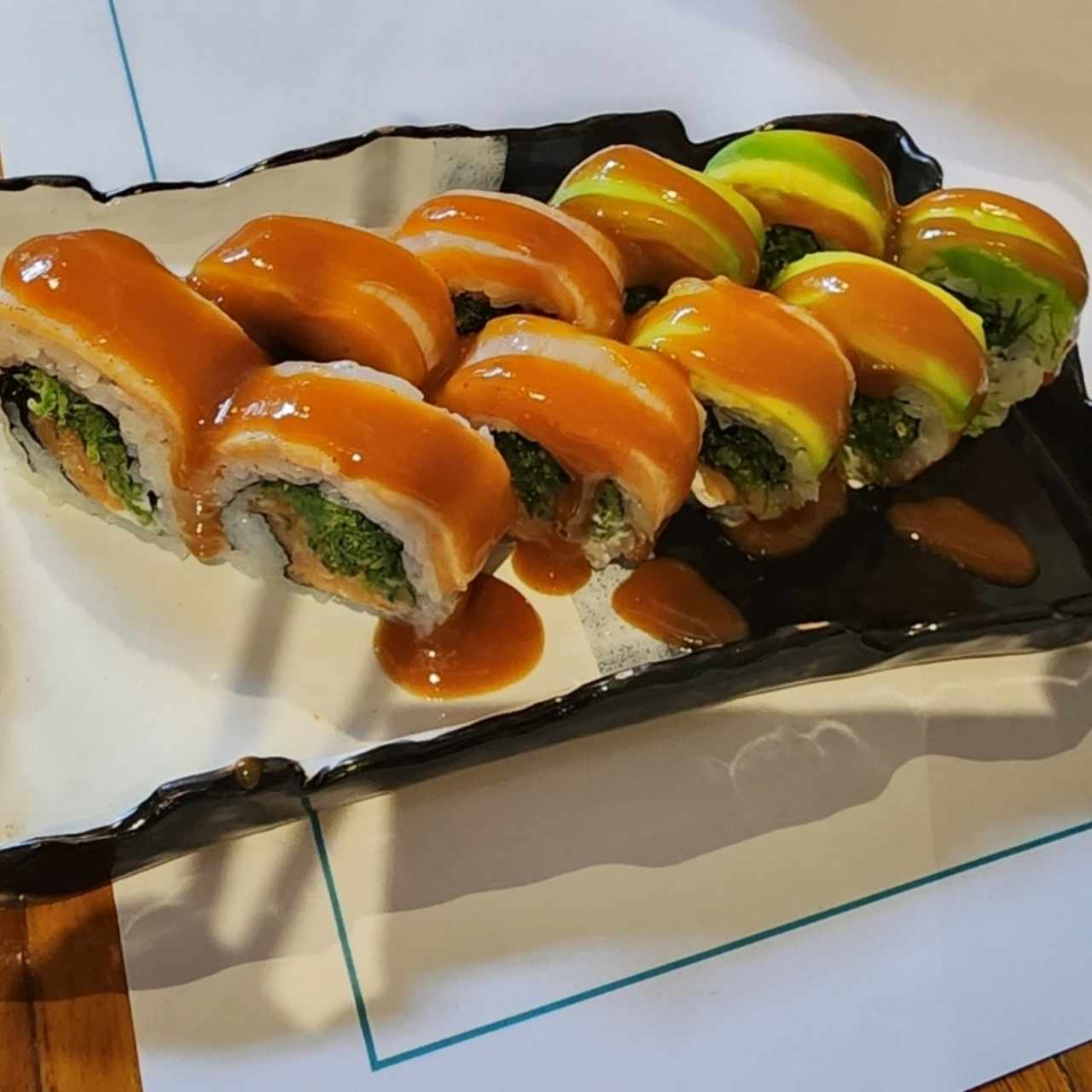 Sushi de salmón 