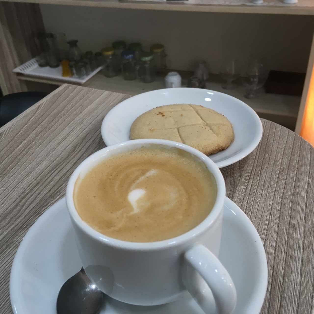 cafe y galleta casera!