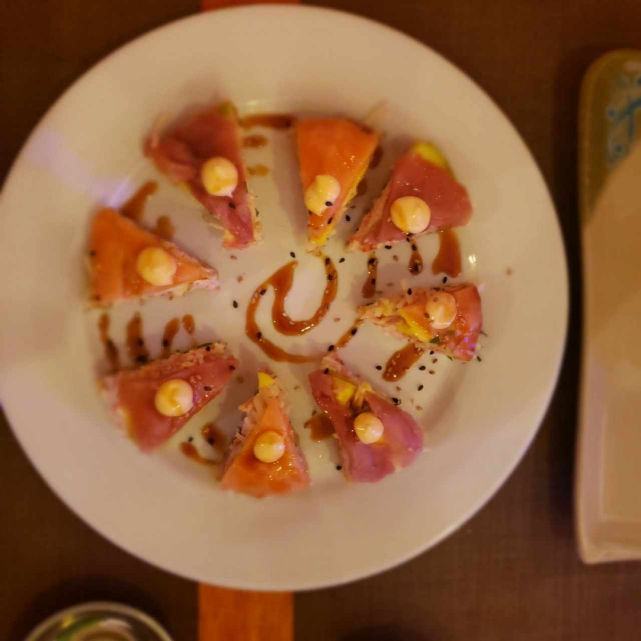 ENTRADAS JAPONESAS - Sushi Pizza Mixta