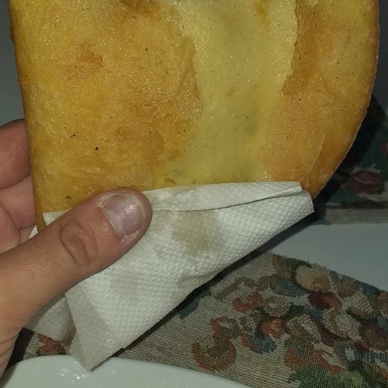 ¡¡imagínate el nivel del tamaño de la empanada!!