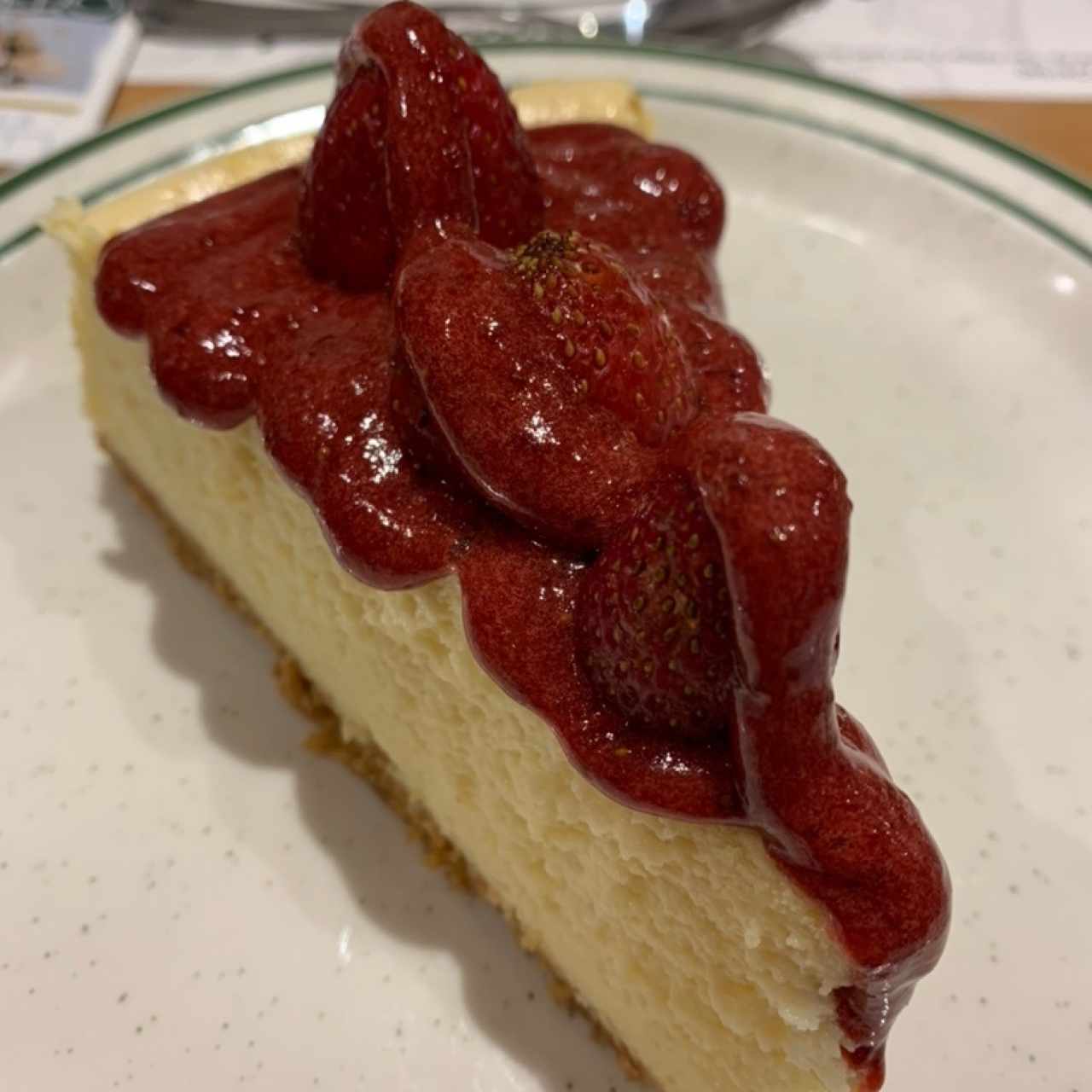 cheesecake de fresa