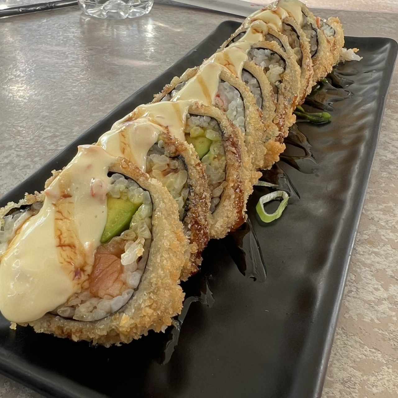 Smoked Roll tempura.