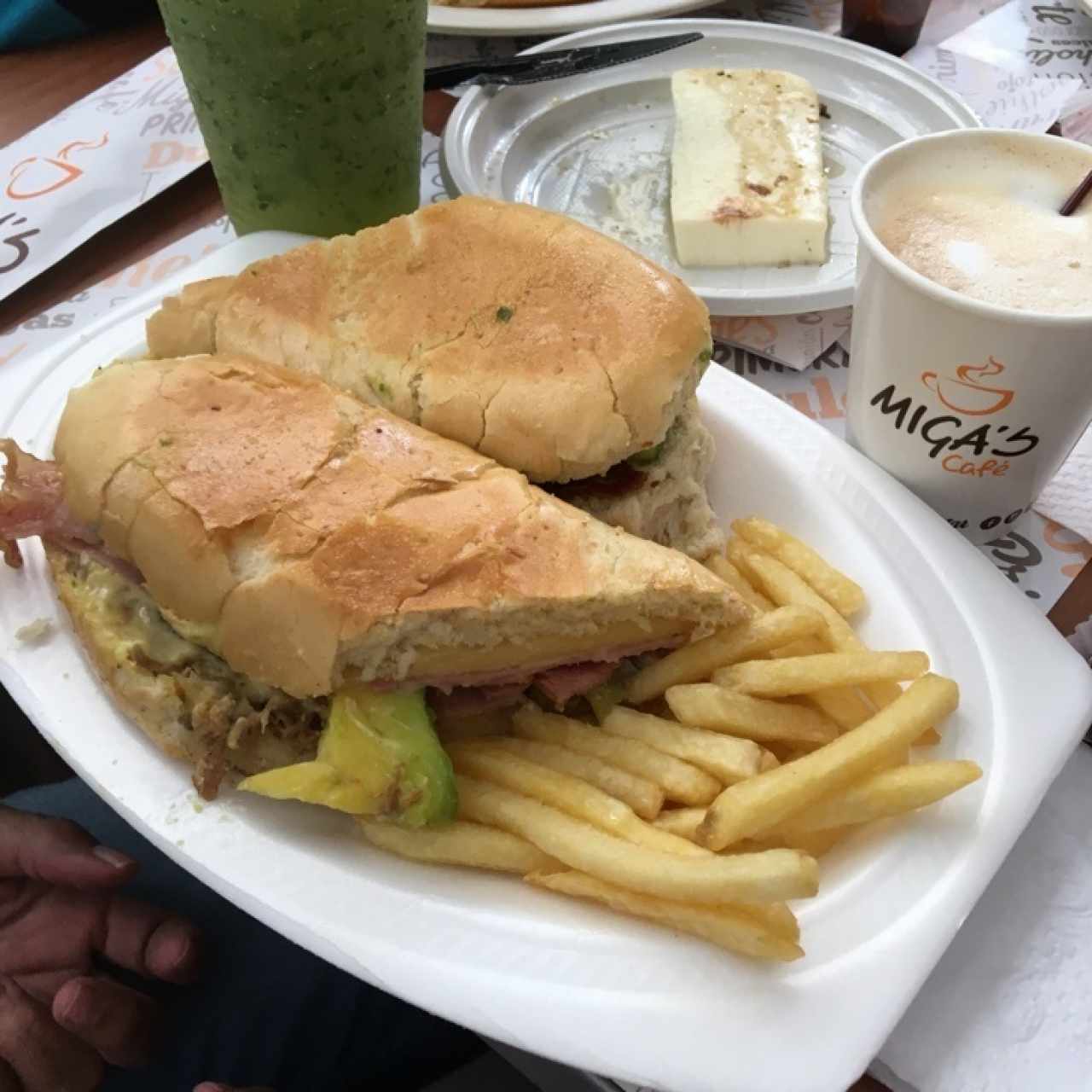 Sandwich caribeño