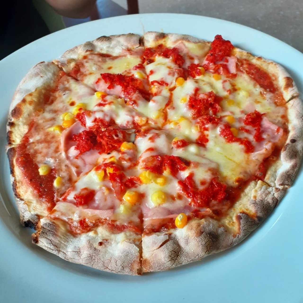 Pizza Diavola individual 