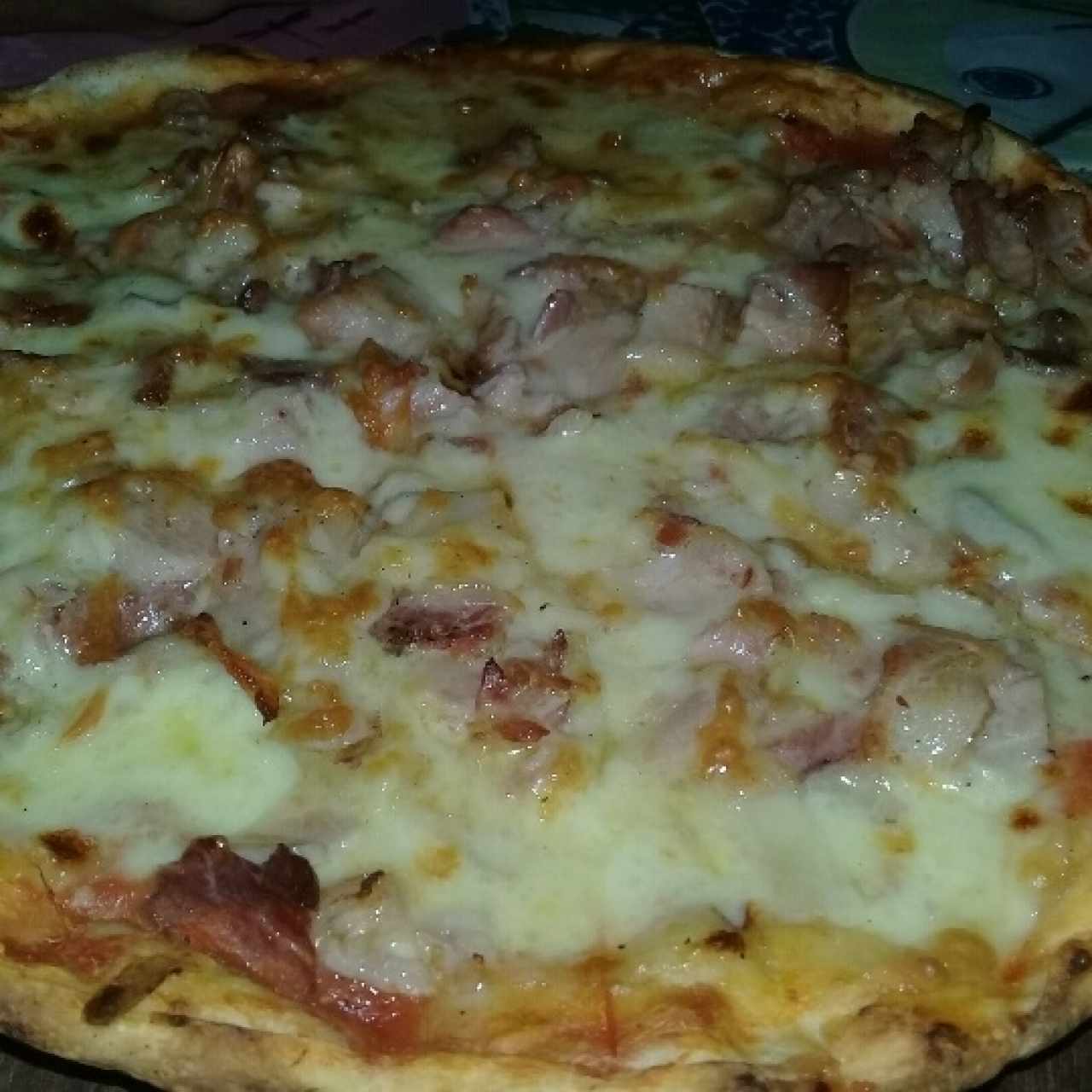 Pizza de Crema Tocineta