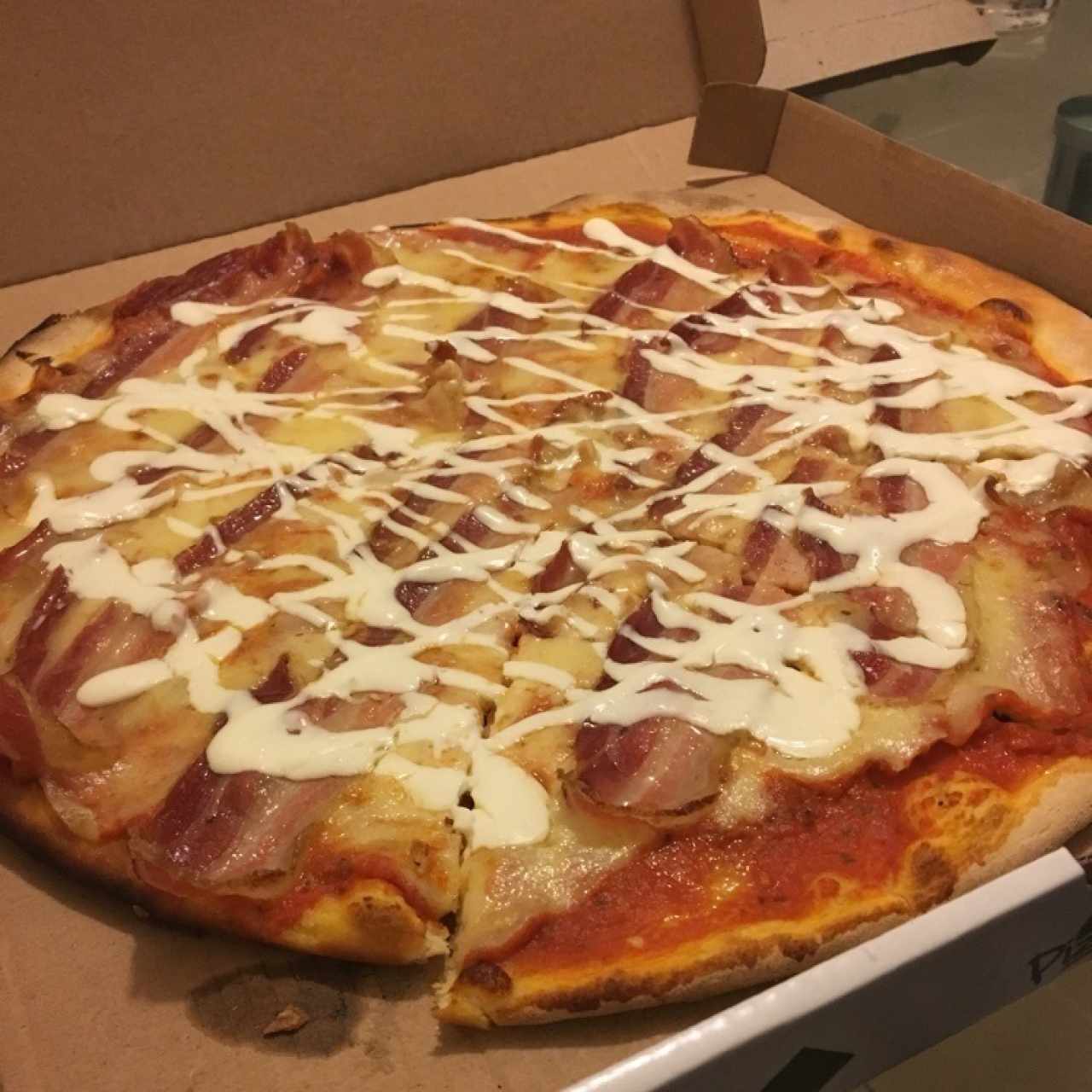 pizza pancetta