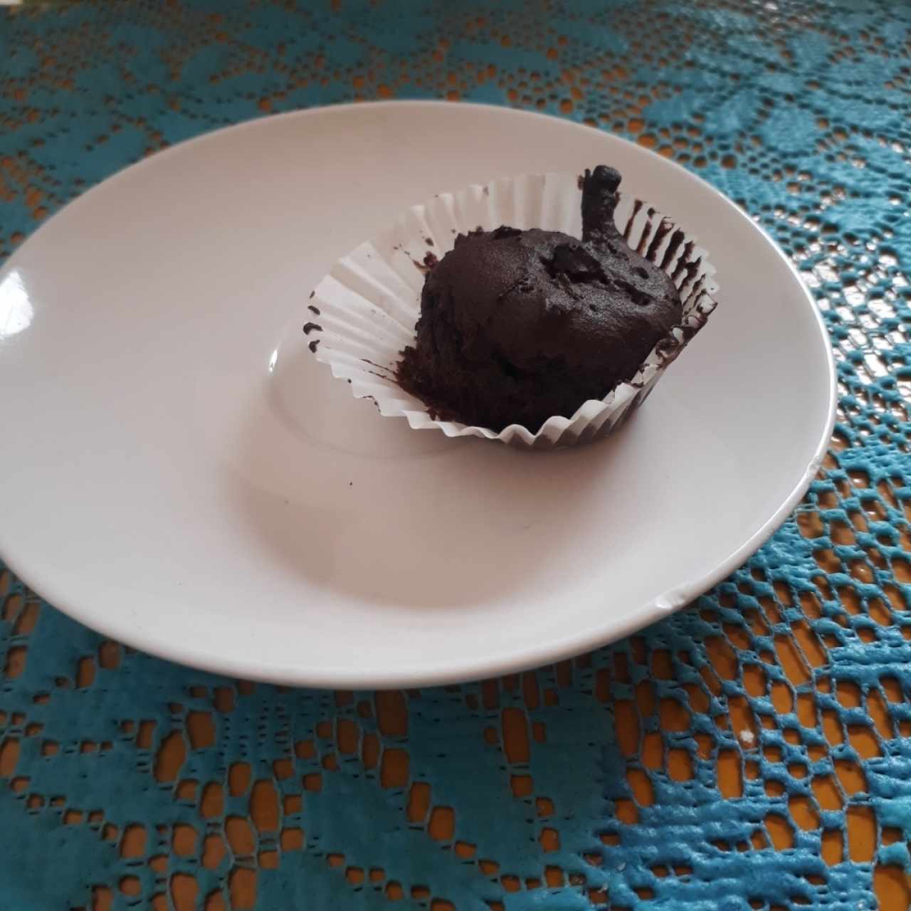 Mini muffin de chocolate