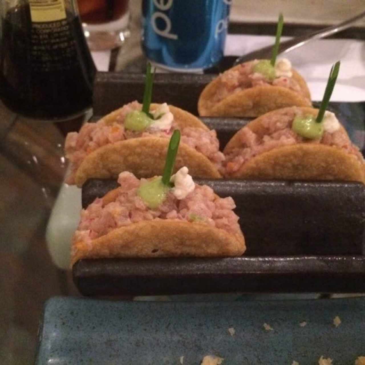 tacos spicy tuna