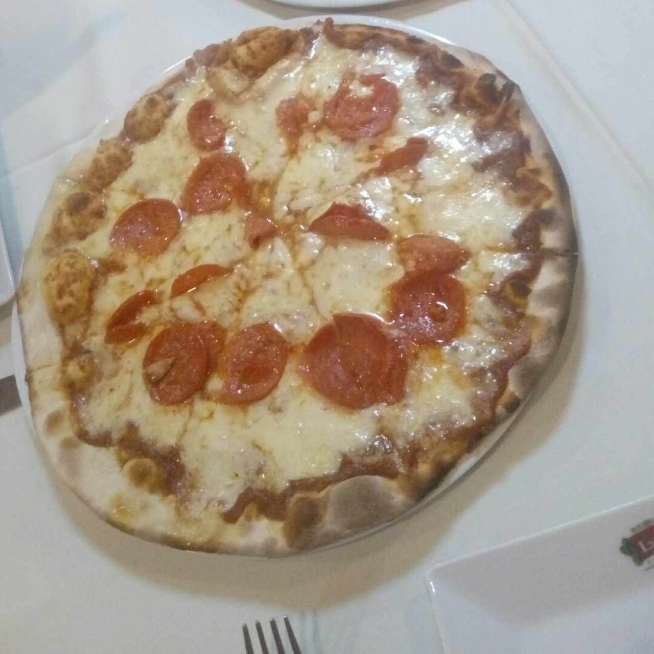 pizza con pepperoni 